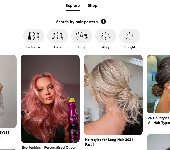 pinterest marketing skin tone and hair texture