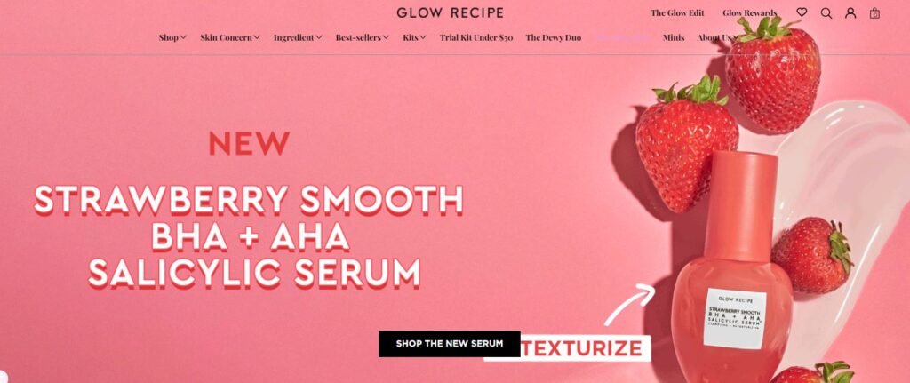 glow recipe content marketing strategy